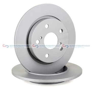 Bromsskiva, Bakaxel — Bakaxel från Autofrance