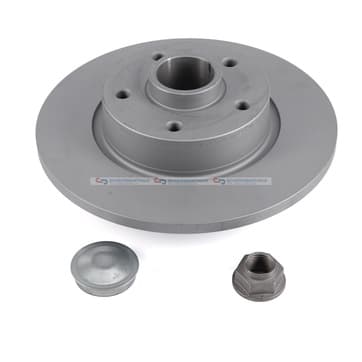 Bromsskiva, Bakaxel — Bakaxel från Autofrance