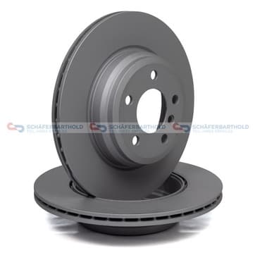 Bromsskiva, Bakaxel — Bakaxel från Autofrance