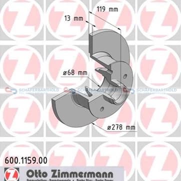 Bromsskiva, Framaxel — Framaxel från Autofrance