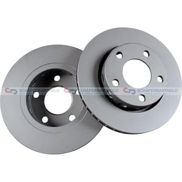 Bromsskiva, Bakaxel — Bakaxel från Autofrance