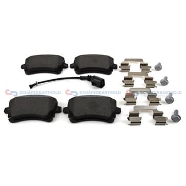 Bromsbeläggssats, Bakaxel — Bakaxel från Autofrance