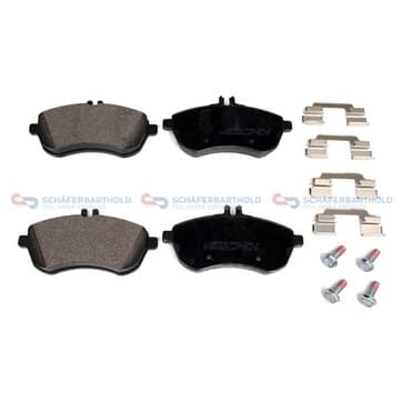 Bromsbeläggssats, Framaxel — Framaxel från Autofrance