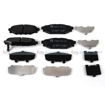 Bromsbeläggssats, Bakaxel — Bakaxel från Autofrance