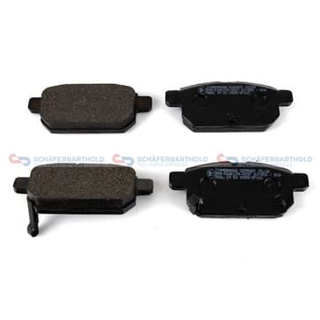 Bromsbeläggssats, Bakaxel — Bakaxel från Autofrance