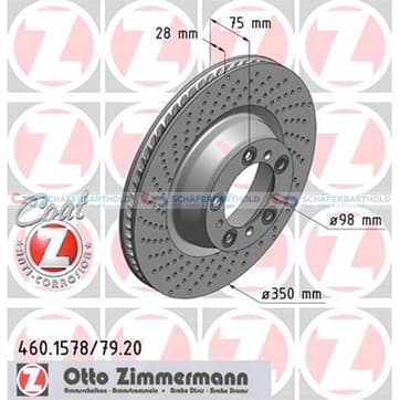 Bromsskiva, Bakaxel vänster — Bakaxel vänster från Autofrance