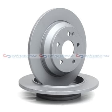 Bromsskiva, Bakaxel — Bakaxel från Autofrance