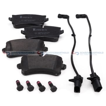 Bromsbeläggssats, Bakaxel — Bakaxel från Autofrance