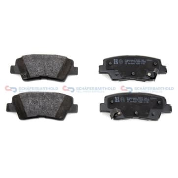 Bromsbeläggssats, Bakaxel — Bakaxel från Autofrance