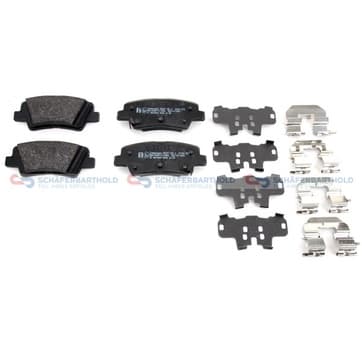 Bromsbeläggssats, Bakaxel — Bakaxel från Autofrance