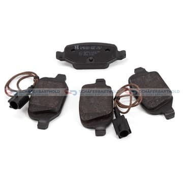 Bromsbeläggssats, Bakaxel — Bakaxel från Autofrance