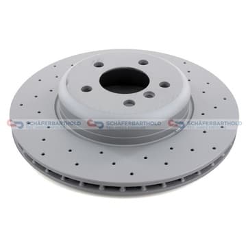 Bromsskiva, Bakaxel — Bakaxel från Autofrance