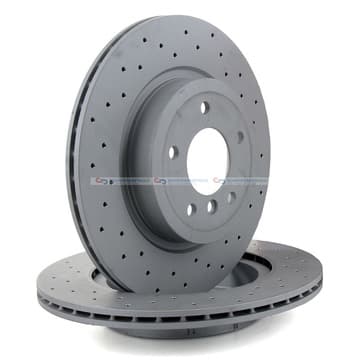 Bromsskiva, Bakaxel — Bakaxel från Autofrance