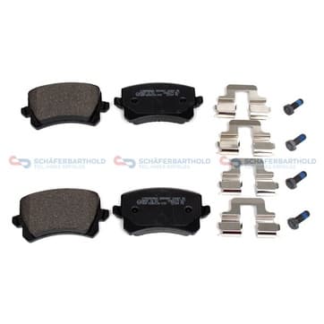 Bromsbeläggssats, Bakaxel — Bakaxel från Autofrance