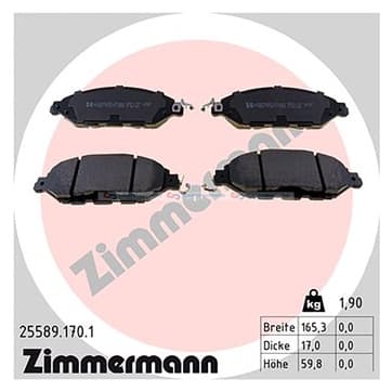 Bromsbeläggssats, Framaxel — Framaxel från Autofrance