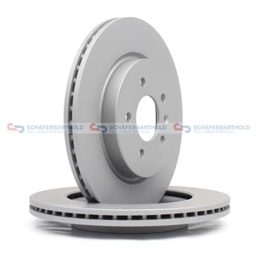 Bromsskiva, Bakaxel — Bakaxel från Autofrance