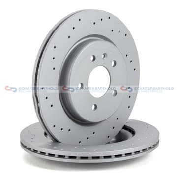 Bromsskiva, Bakaxel — Bakaxel från Autofrance