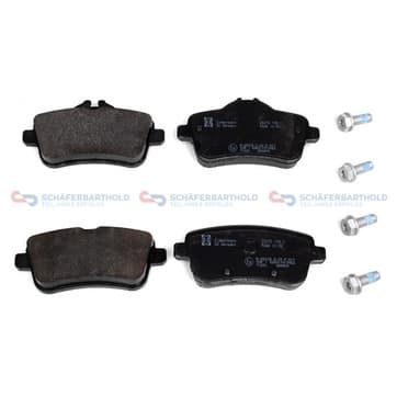 Bromsbeläggssats, Bakaxel — Bakaxel från Autofrance