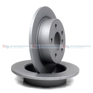 Bromsskiva, Bakaxel — Bakaxel från Autofrance