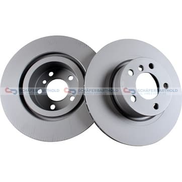 Bromsskiva, Bakaxel — Bakaxel från Autofrance