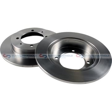 Bromsskiva, Bakaxel — Bakaxel från Autofrance