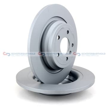 Bromsskiva, Bakaxel — Bakaxel från Autofrance