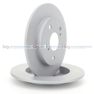 Bromsskiva, Bakaxel — Bakaxel från Autofrance