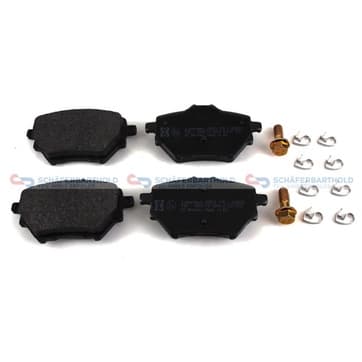 Bromsbeläggssats, Bakaxel — Bakaxel från Autofrance