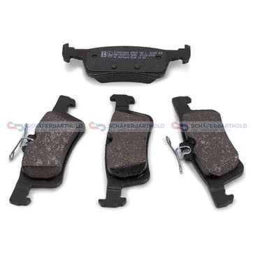 Bromsbeläggssats, Bakaxel — Bakaxel från Autofrance