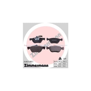 Bromsbeläggssats, Framaxel — Framaxel från Autofrance