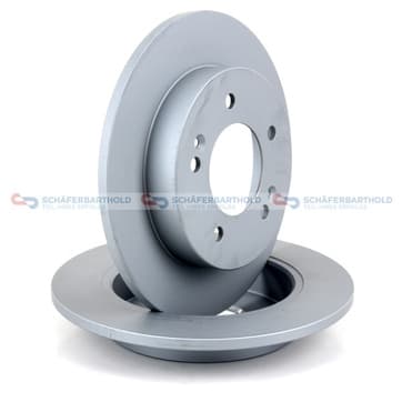 Bromsskiva, Bakaxel — Bakaxel från Autofrance