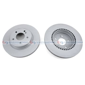 Bromsskiva, Bakaxel — Bakaxel från Autofrance