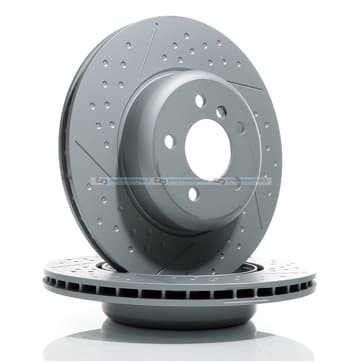 Bromsskiva, Bakaxel — Bakaxel från Autofrance