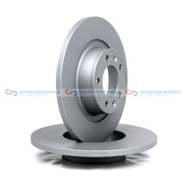 Bromsskiva, Bakaxel — Bakaxel från Autofrance