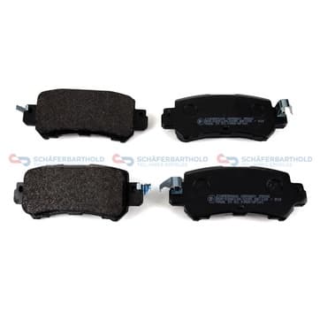 Bromsbeläggssats, Bakaxel — Bakaxel från Autofrance