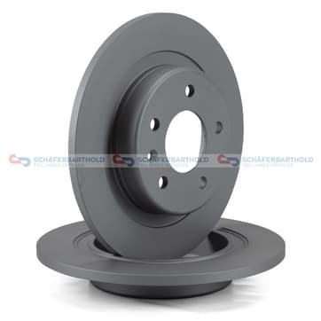 Bromsskiva, Bakaxel — Bakaxel från Autofrance