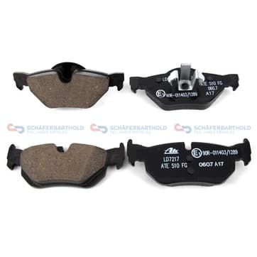 Bromsbeläggssats, Bakaxel — Bakaxel från Autofrance