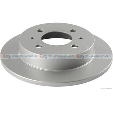 Bromsskiva, Bakaxel — Bakaxel från Autofrance