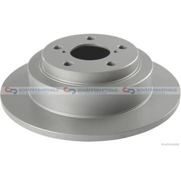 Bromsskiva, Bakaxel — Bakaxel från Autofrance