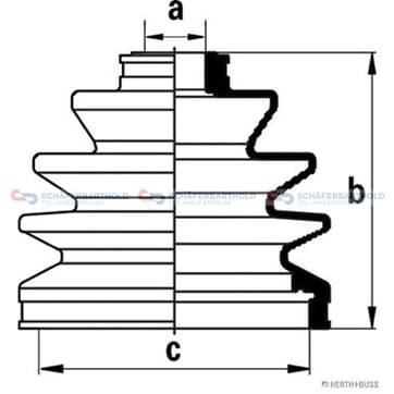 Damasksats, drivaxel, Framaxel, båda sidor — Framaxel, båda sidor från Autofrance