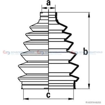 Damasksats, drivaxel från Autofrance