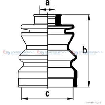 Damasksats, drivaxel, Framaxel, båda sidor — Framaxel, båda sidor från Autofrance