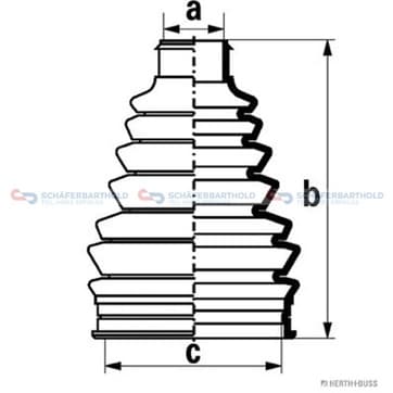 Damasksats, drivaxel, Framaxel, båda sidor — Framaxel, båda sidor från Autofrance