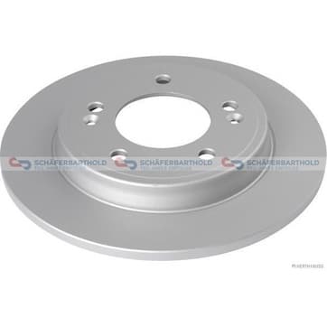 Bromsskiva, Bakaxel — Bakaxel från Autofrance