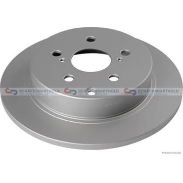 Bromsskiva, Bakaxel — Bakaxel från Autofrance