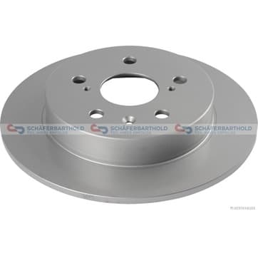 Bromsskiva, Bakaxel — Bakaxel från Autofrance