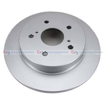 Bromsskiva, Bakaxel — Bakaxel från Autofrance