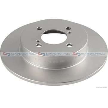 Bromsskiva, Bakaxel — Bakaxel från Autofrance