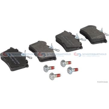 Bromsbeläggssats, Bakaxel — Bakaxel från Autofrance