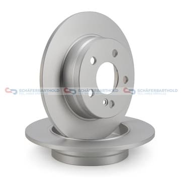 Bromsskiva, Bakaxel — Bakaxel från Autofrance